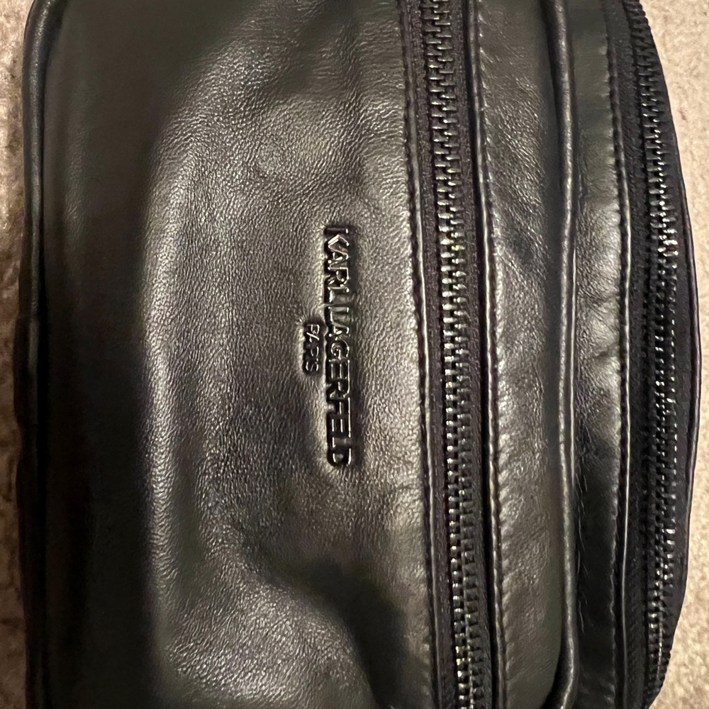 Karl Lagerfeld Black belt/body bag